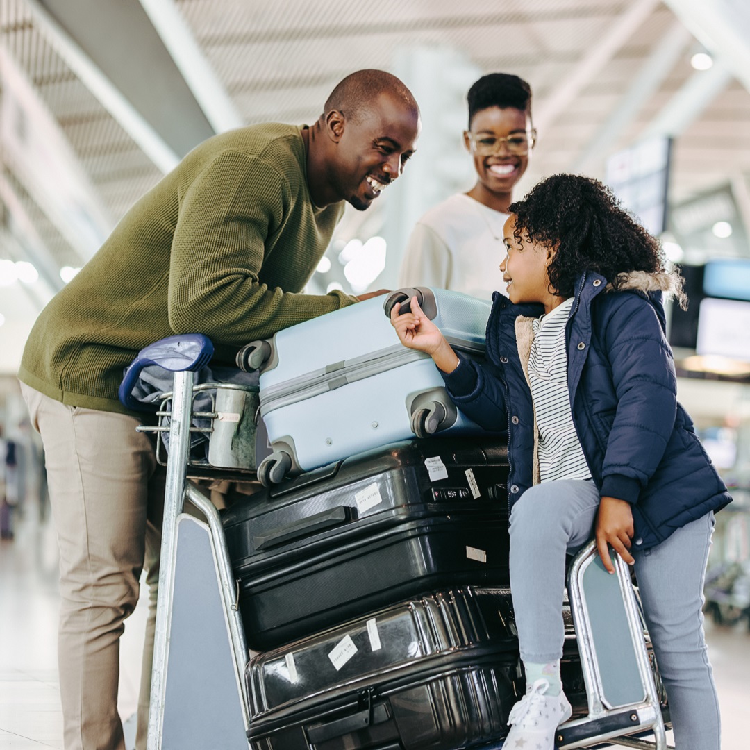 Baggage check outlet